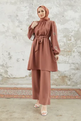 ZRF Women Mila Belted Set - Camel - Dakota Ridge